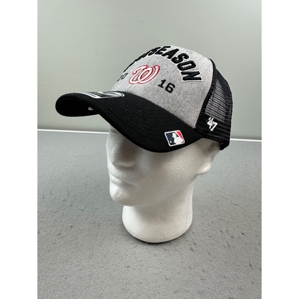 '47 MVP Washington Nationals MLB Postseason Cap Adjustable Meshback Baseball Hat